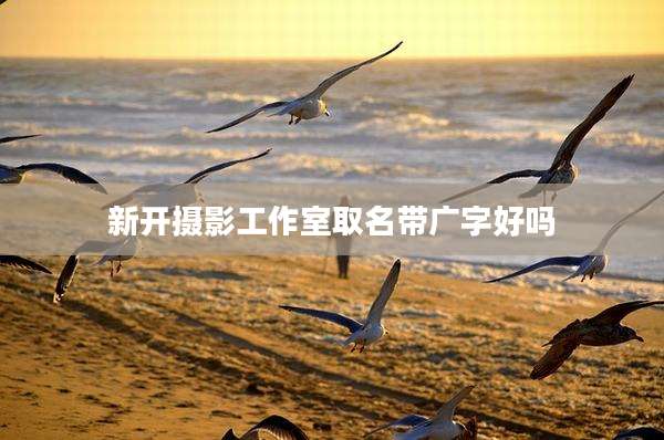 新开摄影工作室取名带广字好吗