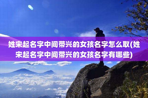 姓宋起名字中间带兴的女孩名字怎么取(姓宋起名字中间带兴的女孩名字有哪些)