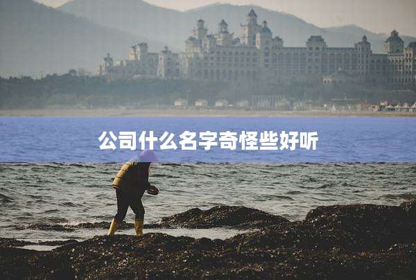公司什么名字奇怪些好听