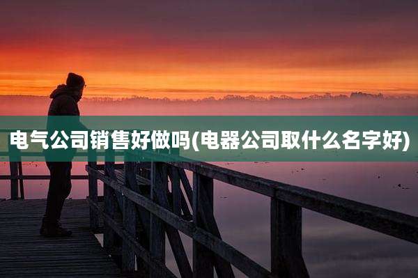 电气公司销售好做吗(电器公司取什么名字好)