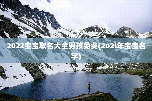 2022宝宝取名大全男孩免费(2o2l年宝宝名字)