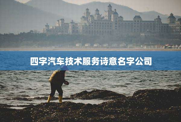 四字汽车技术服务诗意名字公司