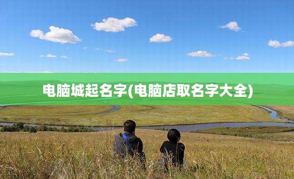 电脑城起名字(电脑店取名字大全)