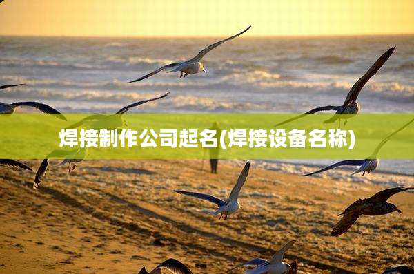 焊接制作公司起名(焊接设备名称)