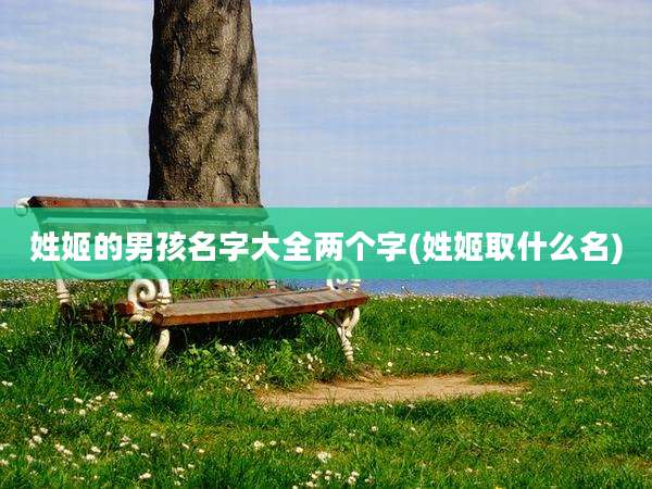 姓姬的男孩名字大全两个字(姓姬取什么名)