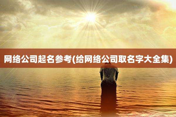 网络公司起名参考(给网络公司取名字大全集)