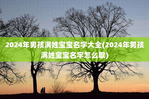 2024年男孩满姓宝宝名字大全(2024年男孩满姓宝宝名字怎么取)