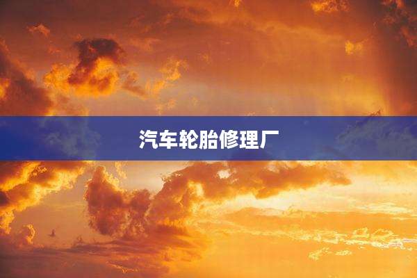 汽车轮胎修理厂
