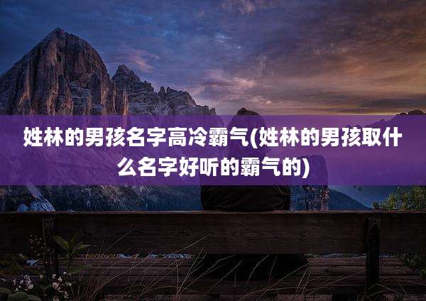 姓林的男孩名字高冷霸气(姓林的男孩取什么名字好听的霸气的)