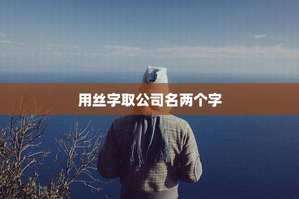 用丝字取公司名两个字