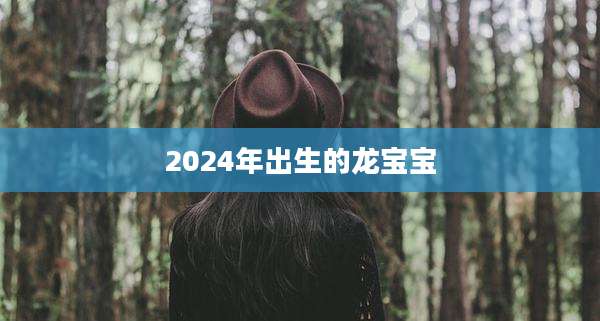2024年出生的龙宝宝