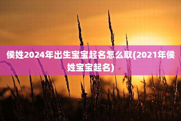 侯姓2024年出生宝宝起名怎么取(2021年侯姓宝宝起名)