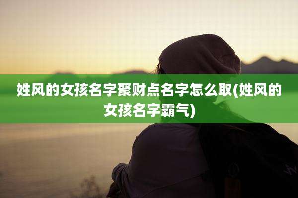 姓风的女孩名字聚财点名字怎么取(姓风的女孩名字霸气)