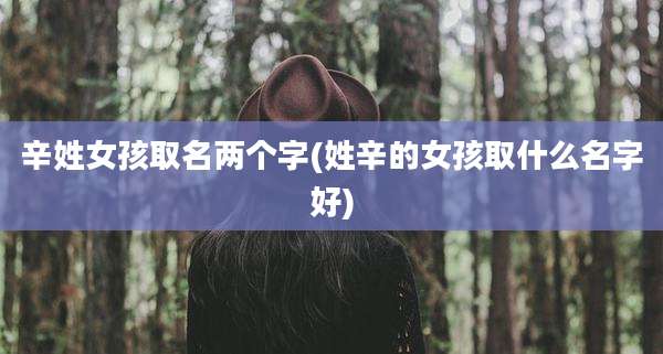 辛姓女孩取名两个字(姓辛的女孩取什么名字好)