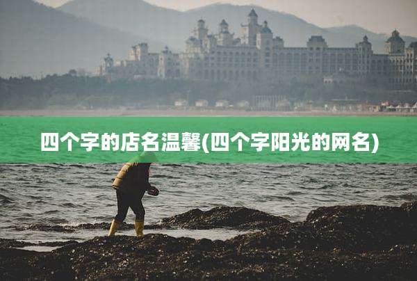 四个字的店名温馨(四个字阳光的网名)
