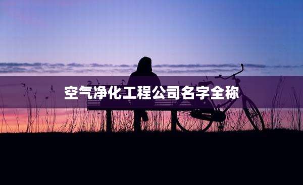 空气净化工程公司名字全称