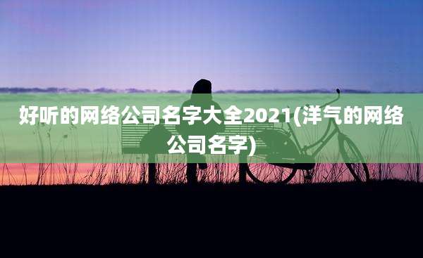 好听的网络公司名字大全2021(洋气的网络公司名字)