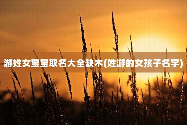 游姓女宝宝取名大全缺木(姓游的女孩子名字)