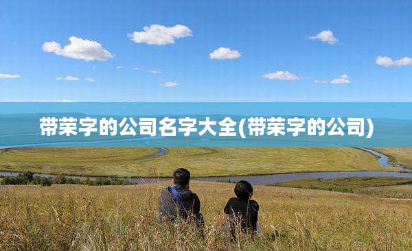 带荣字的公司名字大全(带荣字的公司)