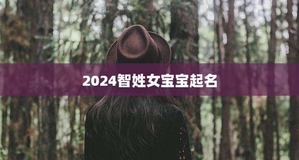 2024智姓女宝宝起名