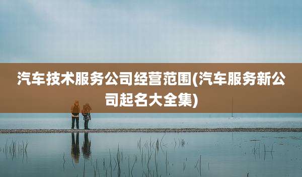 汽车技术服务公司经营范围(汽车服务新公司起名大全集)