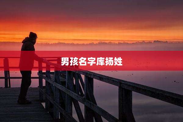 男孩名字库扬姓