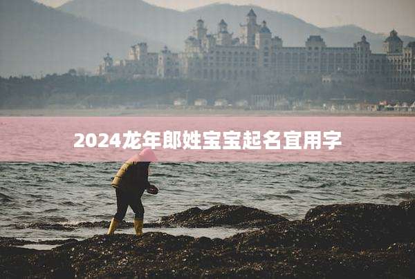 2024龙年郎姓宝宝起名宜用字
