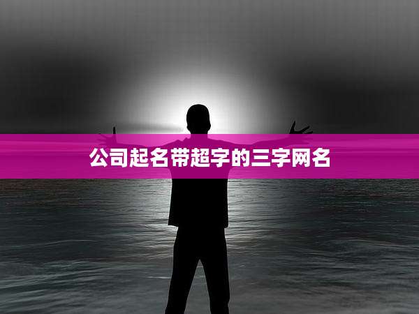 公司起名带超字的三字网名