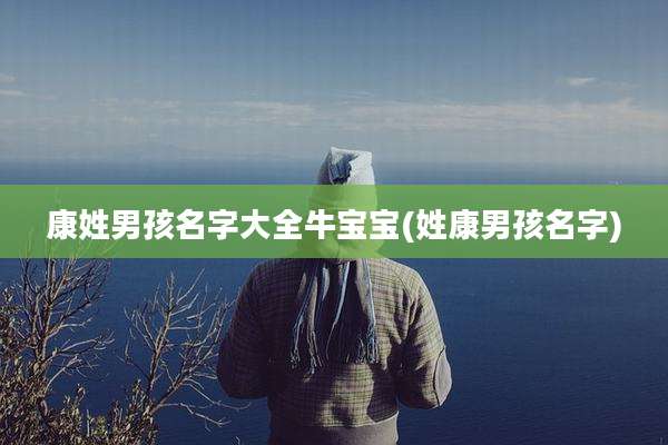 康姓男孩名字大全牛宝宝(姓康男孩名字)