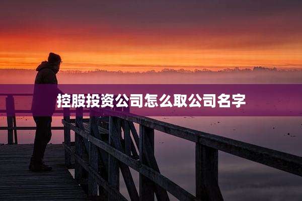 控股投资公司怎么取公司名字