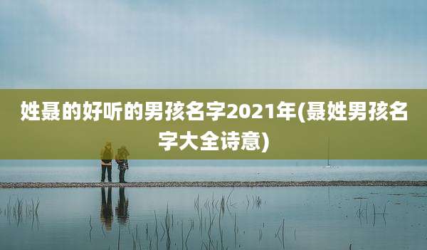 姓聂的好听的男孩名字2021年(聂姓男孩名字大全诗意)