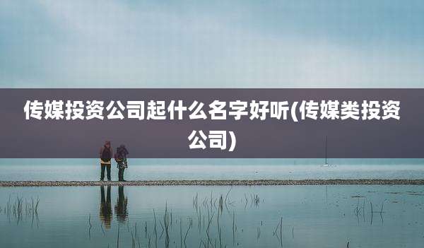传媒投资公司起什么名字好听(传媒类投资公司)