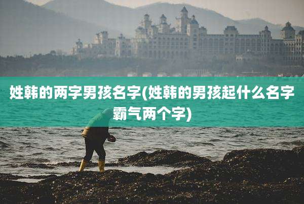 姓韩的两字男孩名字(姓韩的男孩起什么名字霸气两个字)