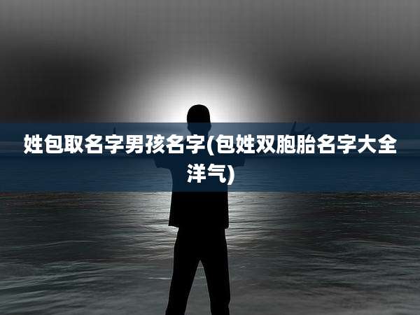 姓包取名字男孩名字(包姓双胞胎名字大全洋气)