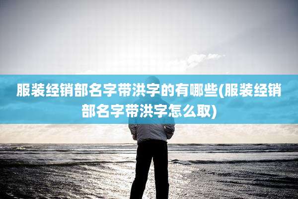 服装经销部名字带洪字的有哪些(服装经销部名字带洪字怎么取)