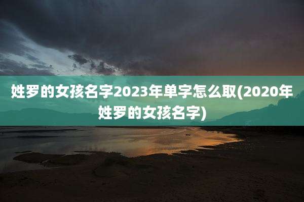 姓罗的女孩名字2023年单字怎么取(2020年姓罗的女孩名字)