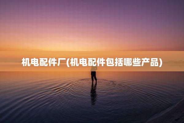机电配件厂(机电配件包括哪些产品)