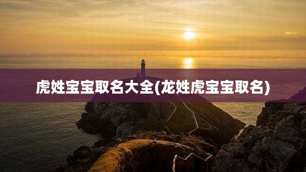 虎姓宝宝取名大全(龙姓虎宝宝取名)
