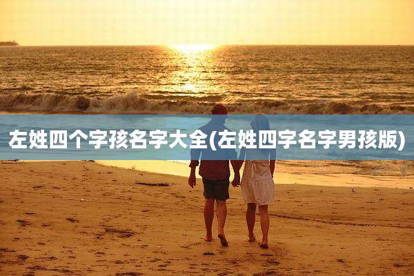 左姓四个字孩名字大全(左姓四字名字男孩版)
