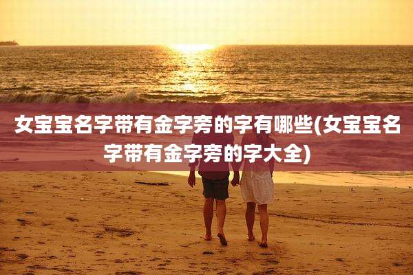 女宝宝名字带有金字旁的字有哪些(女宝宝名字带有金字旁的字大全)