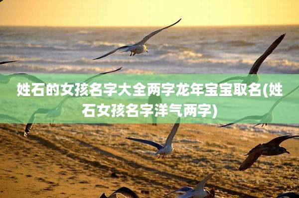 姓石的女孩名字大全两字龙年宝宝取名(姓石女孩名字洋气两字)