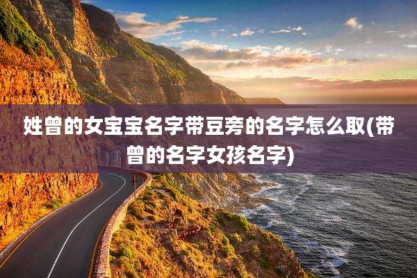 姓曾的女宝宝名字带豆旁的名字怎么取(带曾的名字女孩名字)
