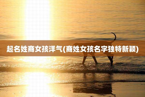 起名姓商女孩洋气(商姓女孩名字独特新颖)