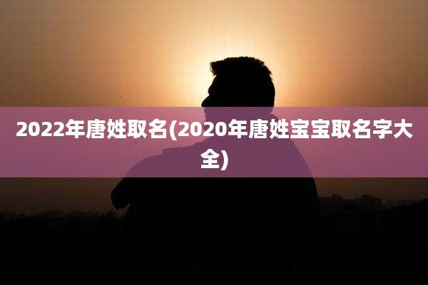 2022年唐姓取名(2020年唐姓宝宝取名字大全)