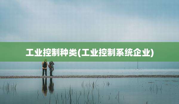 工业控制种类(工业控制系统企业)