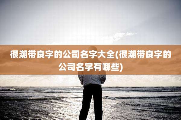 很潮带良字的公司名字大全(很潮带良字的公司名字有哪些)