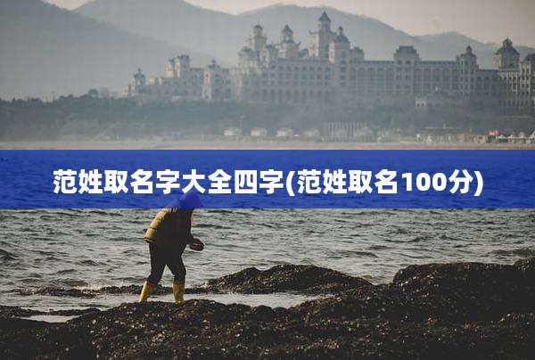 范姓取名字大全四字(范姓取名100分)