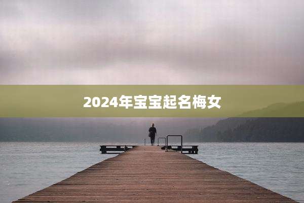 2024年宝宝起名梅女