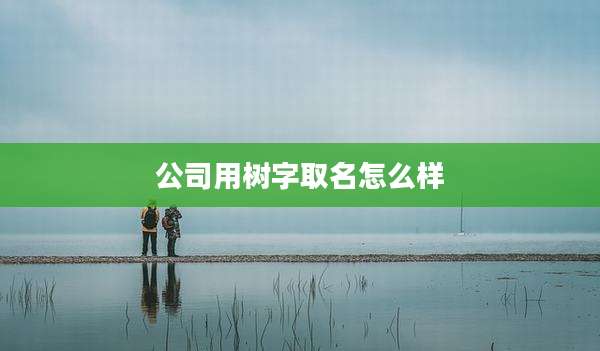 公司用树字取名怎么样
