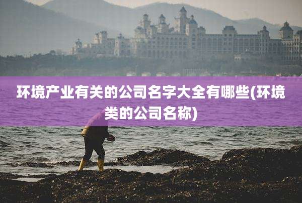 环境产业有关的公司名字大全有哪些(环境类的公司名称)